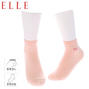 ELLE PARIS 여성 캐주얼 패션 국내생산 LYCRA Soft Top 여자 발목 양말